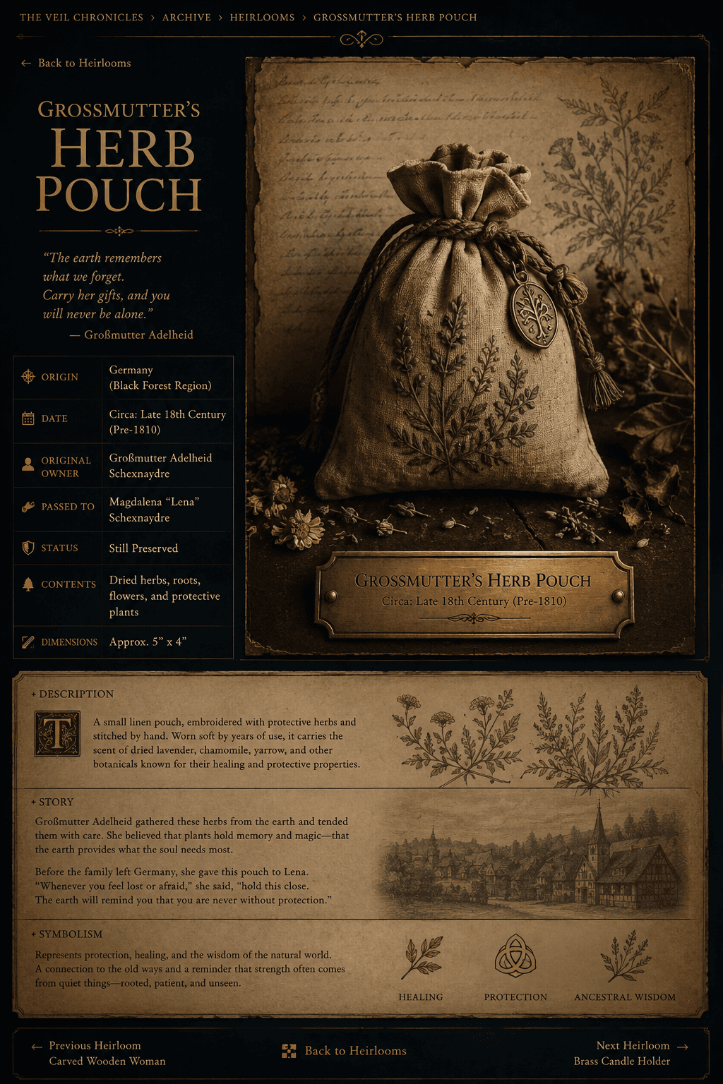 Grandmother's Herb Pouch